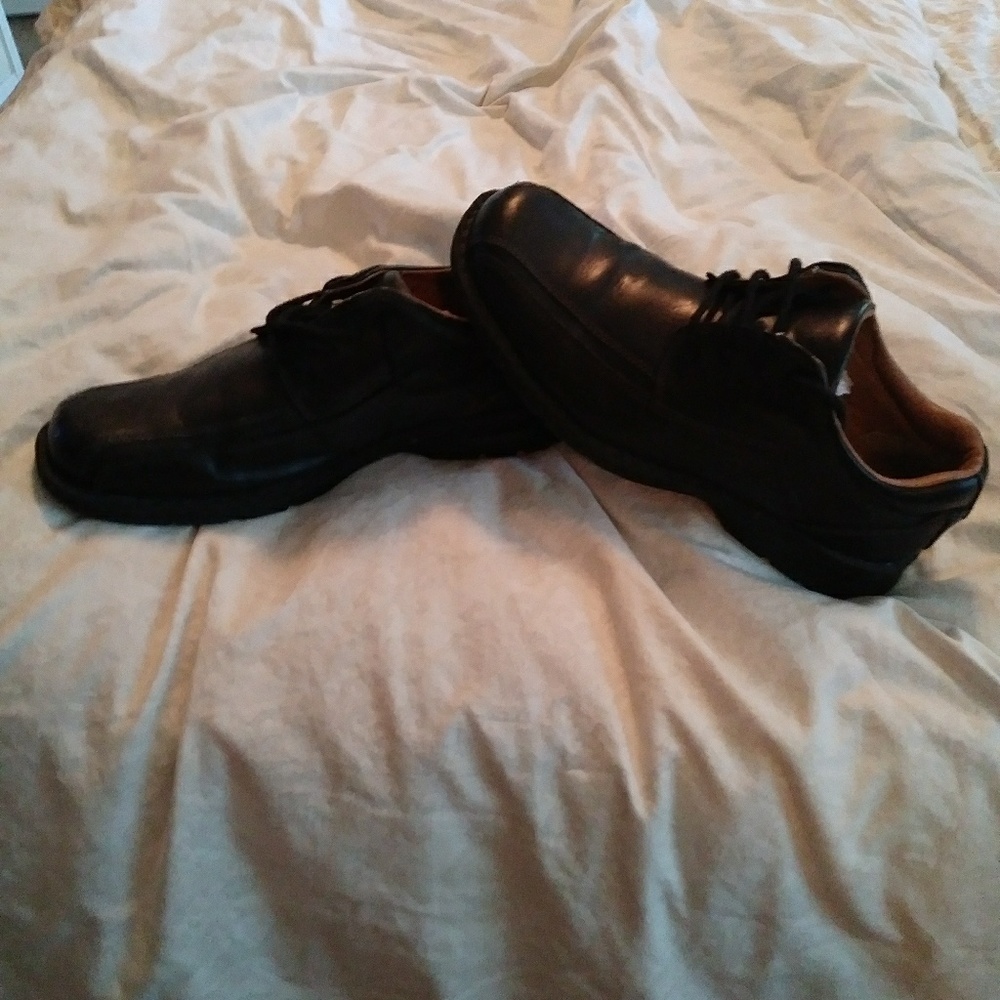 Jarmam Black Mens Dress Shoes